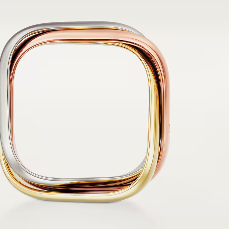 TRINITY CUSHION RING, MEDIUM MODEL